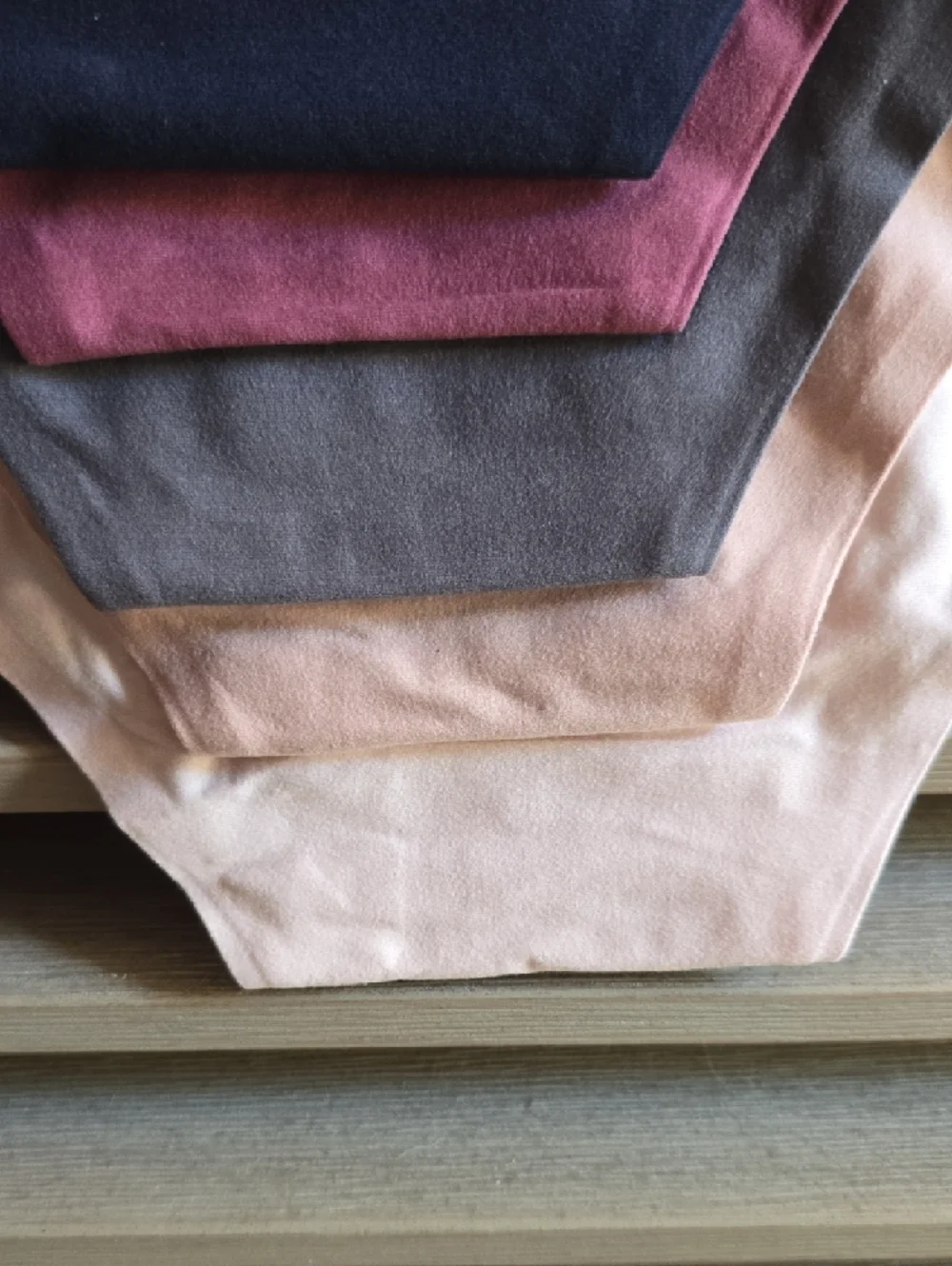 sophie b. Lace-Trim Bikini Panties in Blush, Navy, Mauve, Gray, Cream